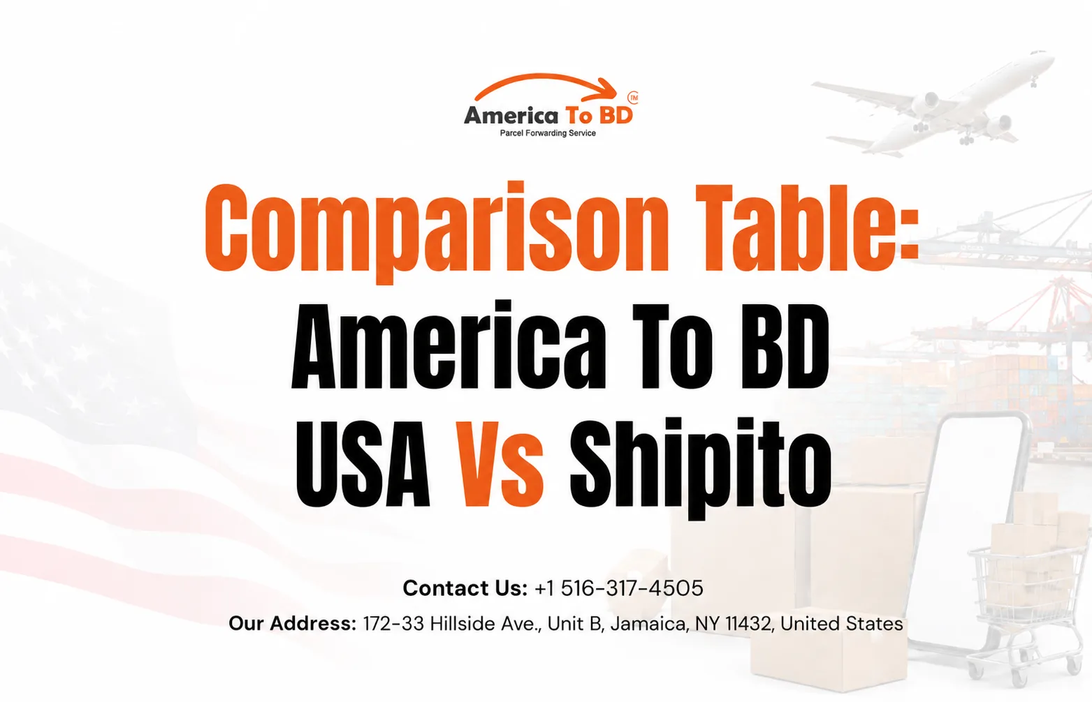 Comparison Table: America To BD USA Vs Shipito