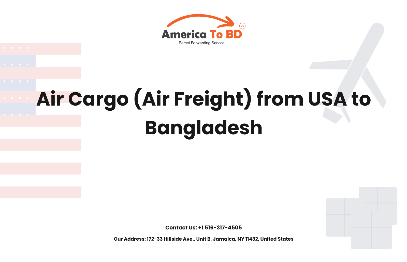 Air Cargo (Air Freight) from USA to Bangladesh Air Cargo (Air Freight) from USA to Bangladesh