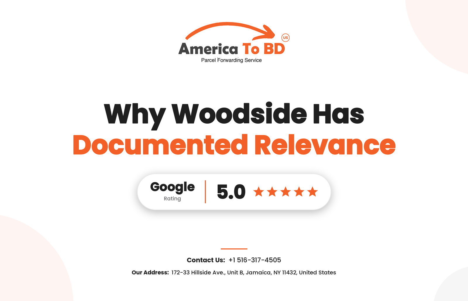 Best Parcel Forwarding Company from Woodside Queens to Bangladesh