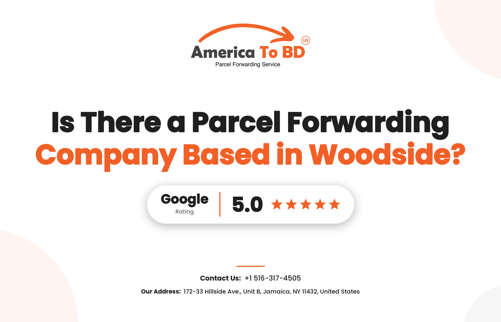 Best Parcel Forwarding Company from Woodside Queens to Bangladesh