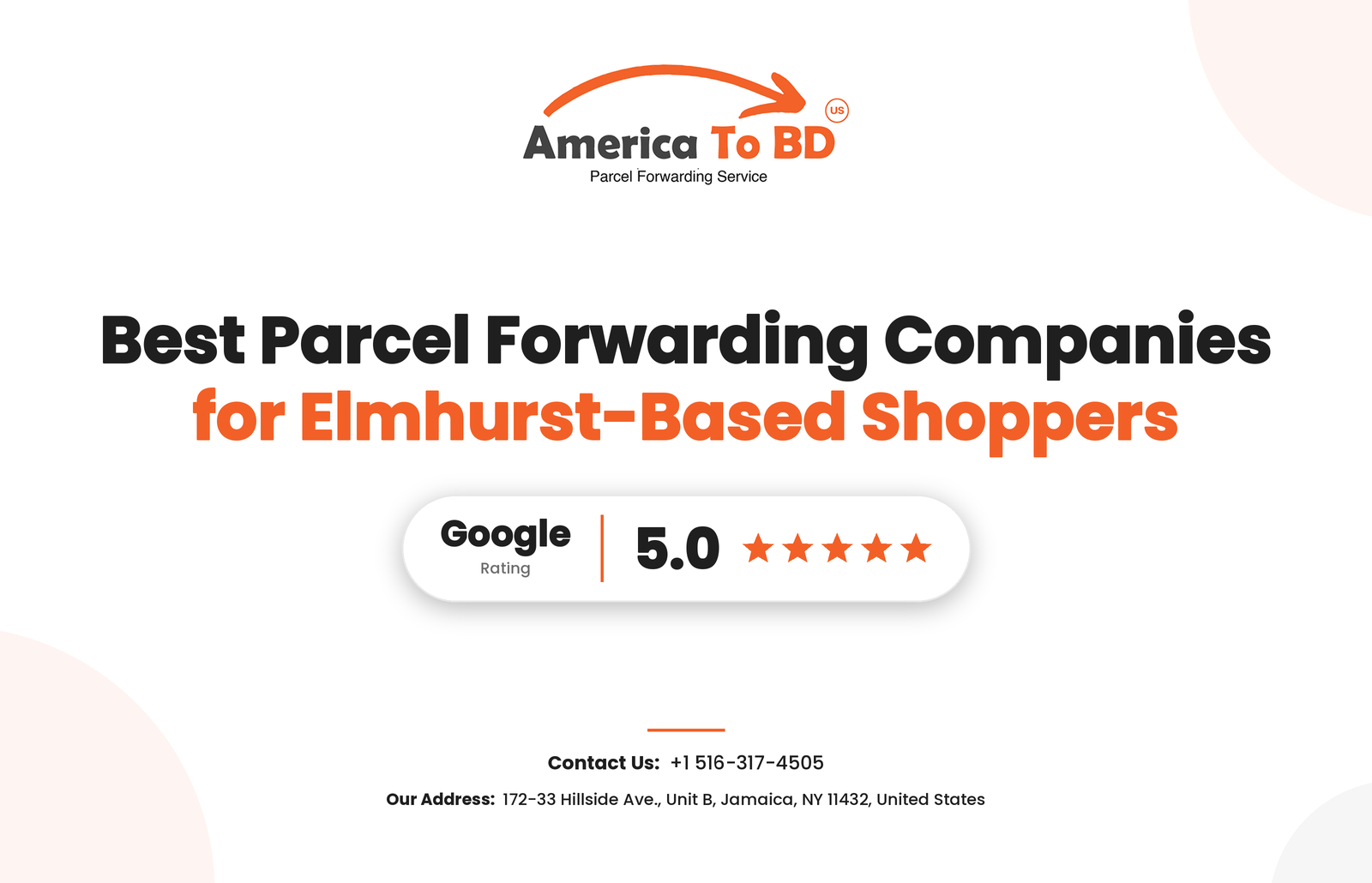Parcel Forwarding Company from Elmhurst Queens to BD