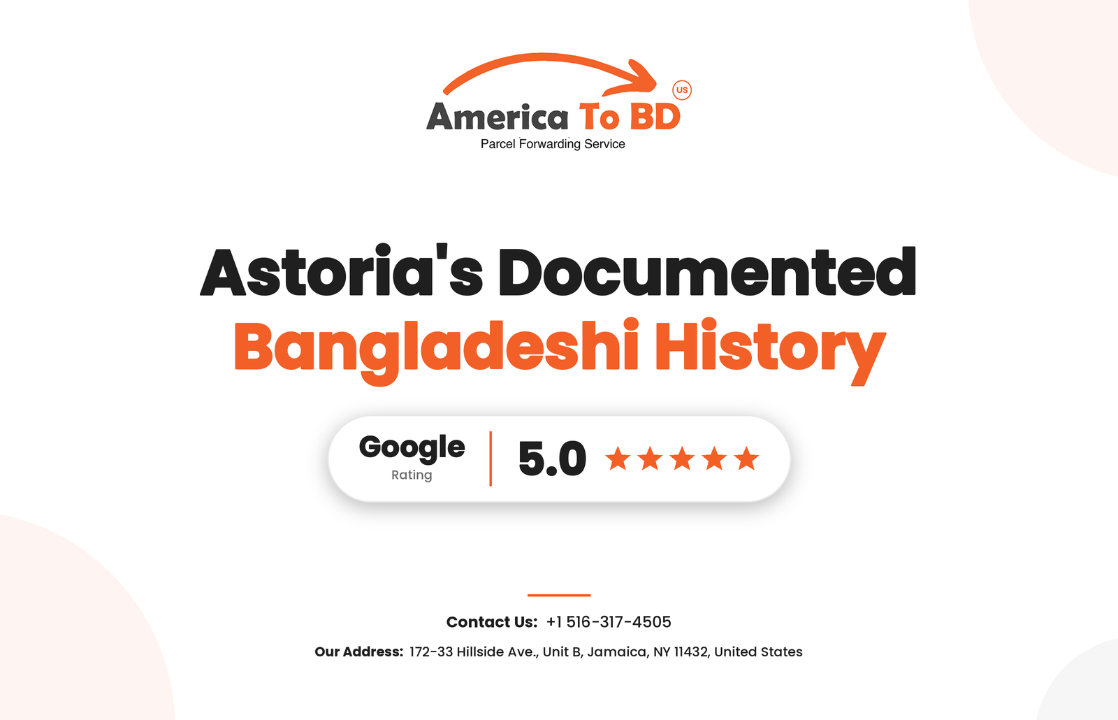 Trusted forwarding services for Astoria Queens residents shipping to Bangladesh. Compare warehouse proximity, cost per pound, and live tracking.
