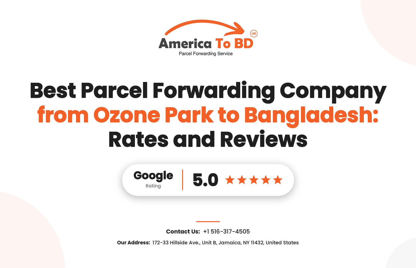 Forwarding ozone park bangladesh and delivery reliability customer feedback