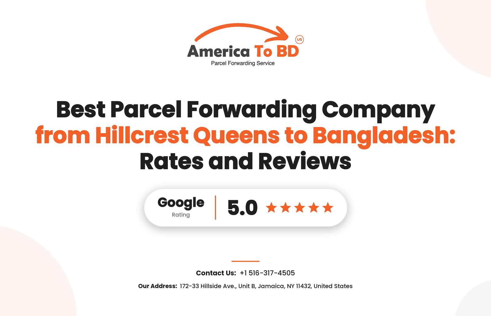 Forwarding hillcrest queens bangladesh and package safety delivery performance