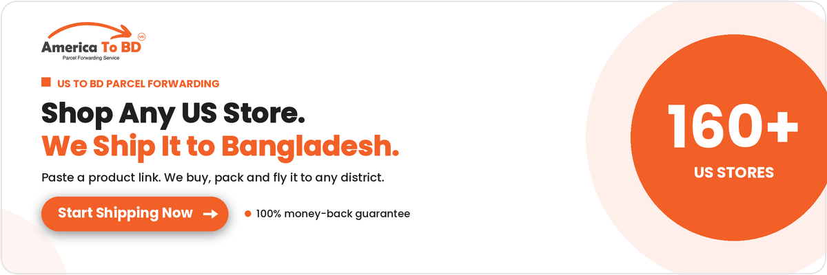 America to BD blog cover: Best Parcel Forwarding Company from Bayside, Queens to Bangladesh, with Google 5.0 rating badge