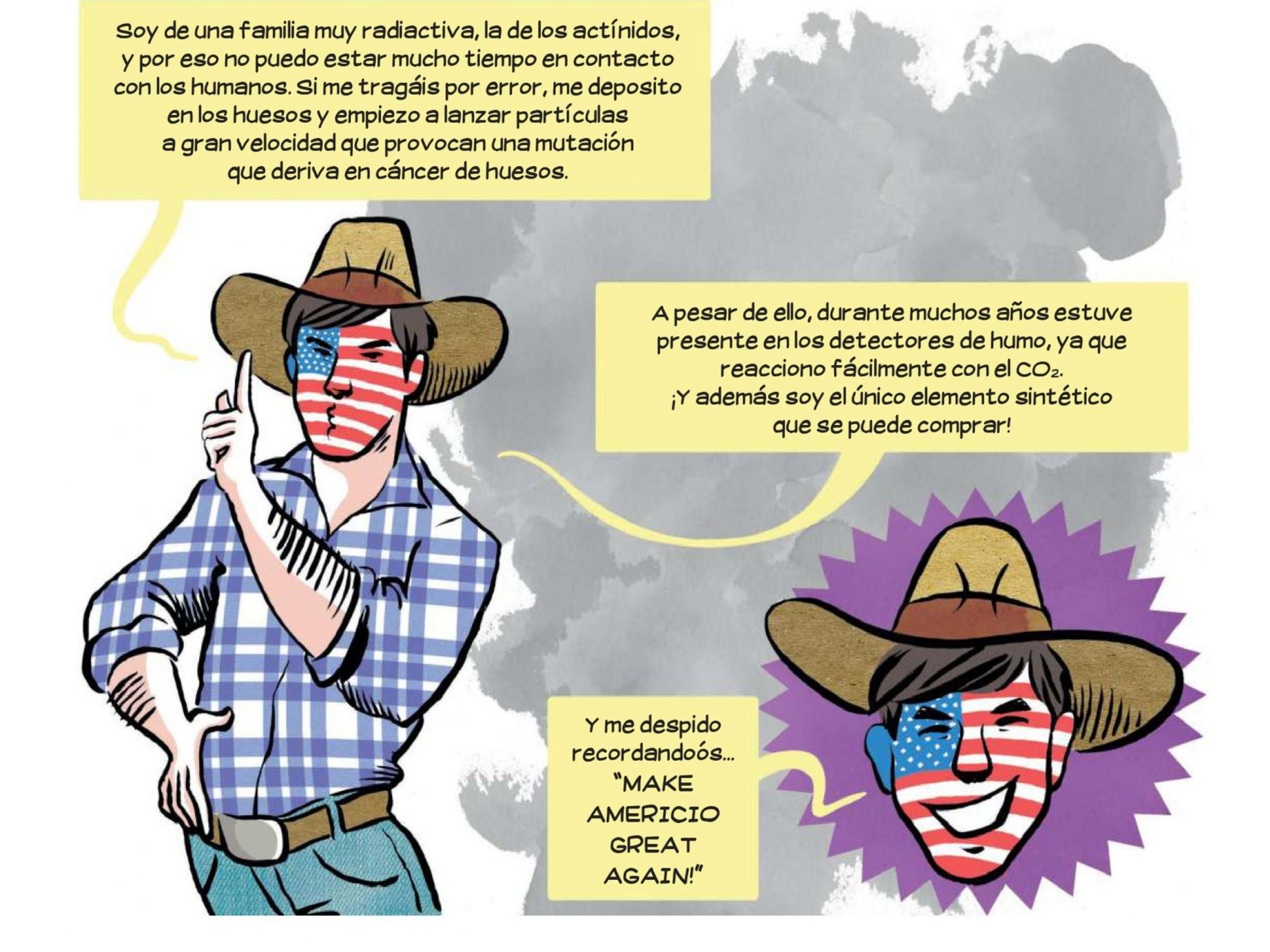 Tabla periódica principal con elementos destacados