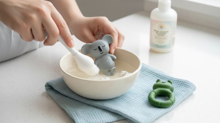 Doğal kauçuktan Hubble Koala diş kaşıyıcısını nasıl doğru temizlenir: hijyen ve diş kaşıyıcısı bakımı için tam rehber.