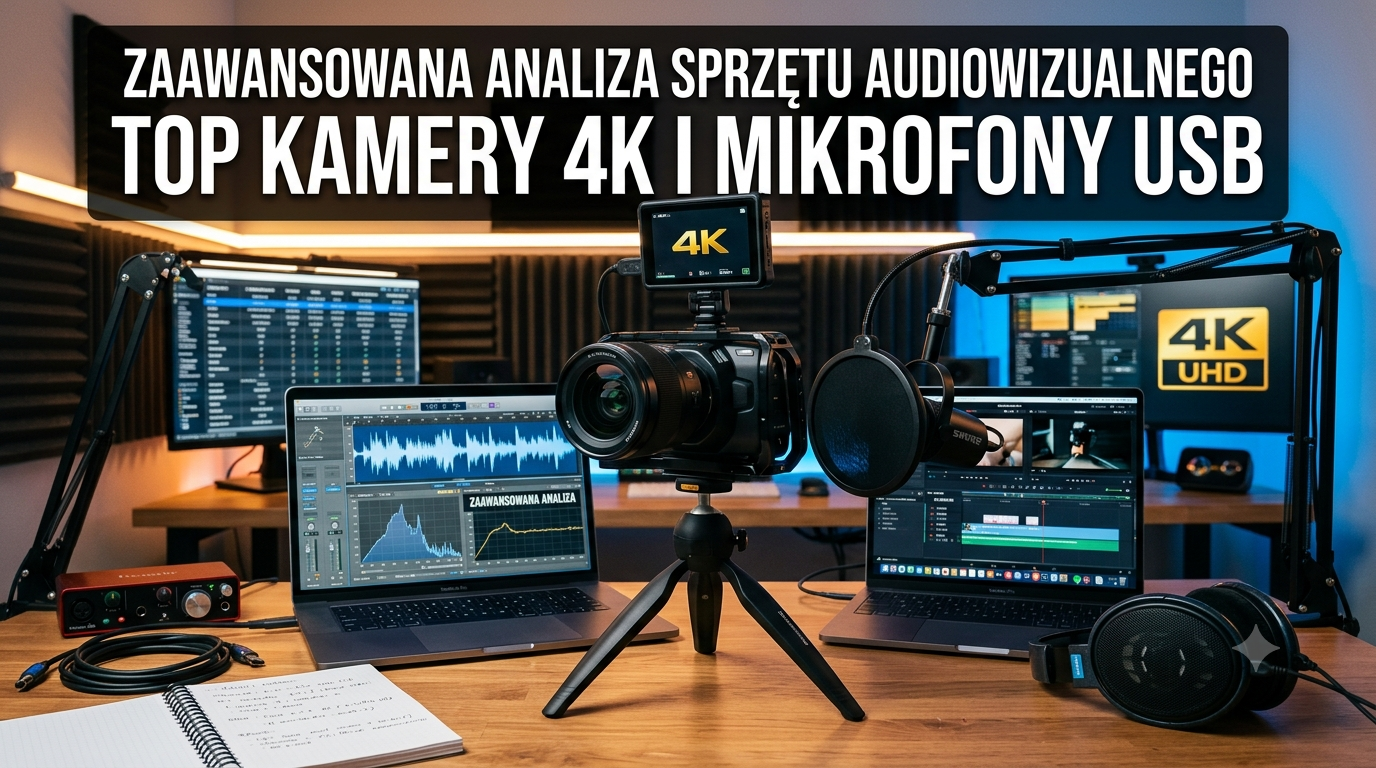 Zaawansowana Analiza Sprzętu Audiowizualnego: Top Kamery 4K i Mikrofony USB