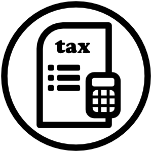 Tax service icon