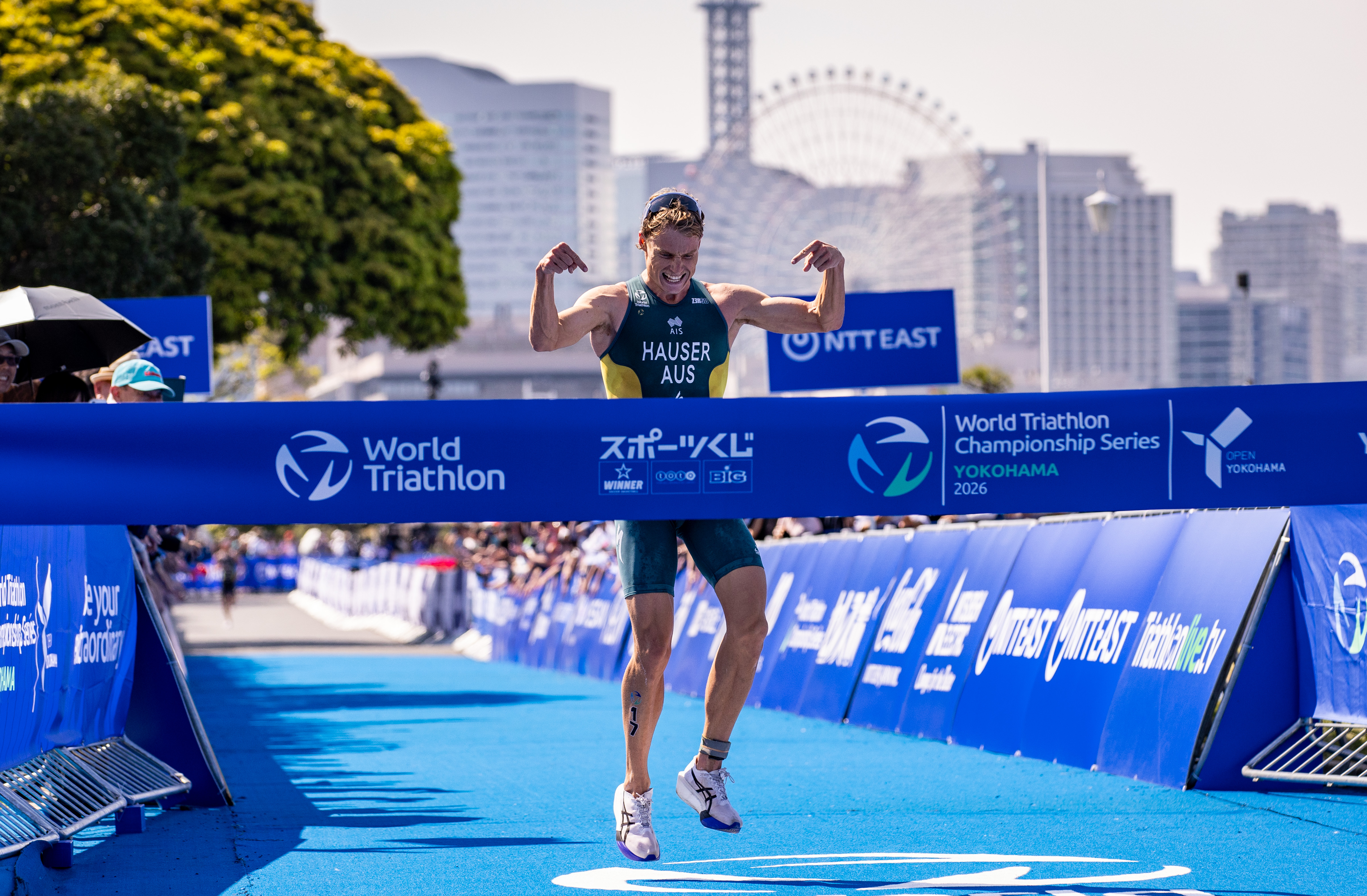Matt Hauser inicia la defensa de su título con victoria en WTCS Yokohama 2026