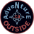 Adventure Outside Round Black Logo