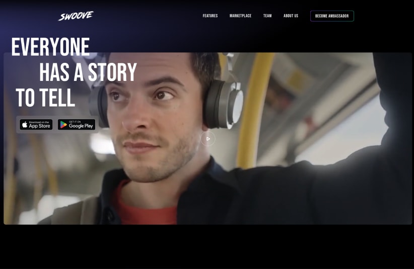 Dynamische website met animaties van Swoove