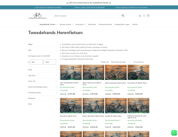 Webshop Secondhandbikes with the help of Webbeukers