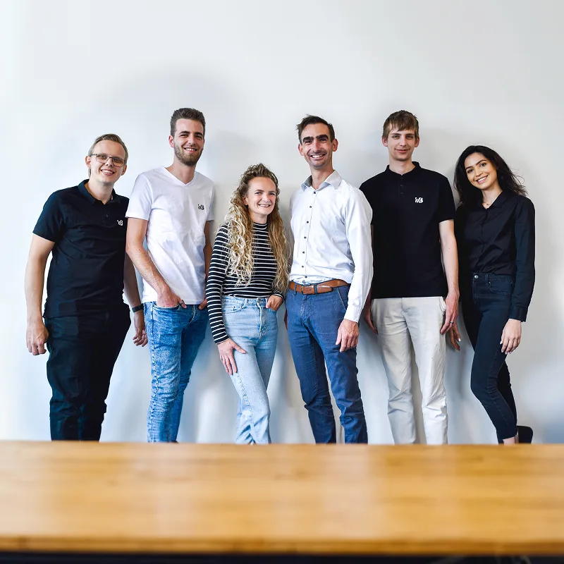 Team Webbeukers in overleg