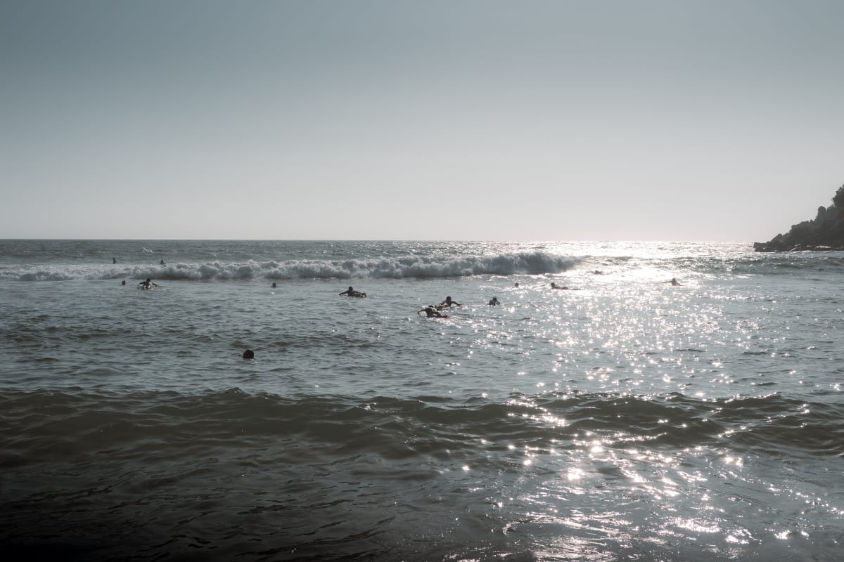 Surfista comprar propiedad Puerto Escondido — poderosa ola en la playa Zicatela, el Pipeline Mexicano en Oaxaca México