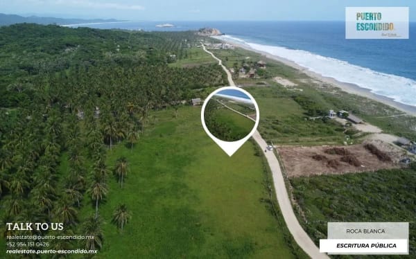 1 Hectare Lot a few steps from the beach, El Venado (Roca Blanca)