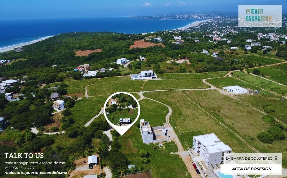 Ocean View Lot In La Barra de Colotepec