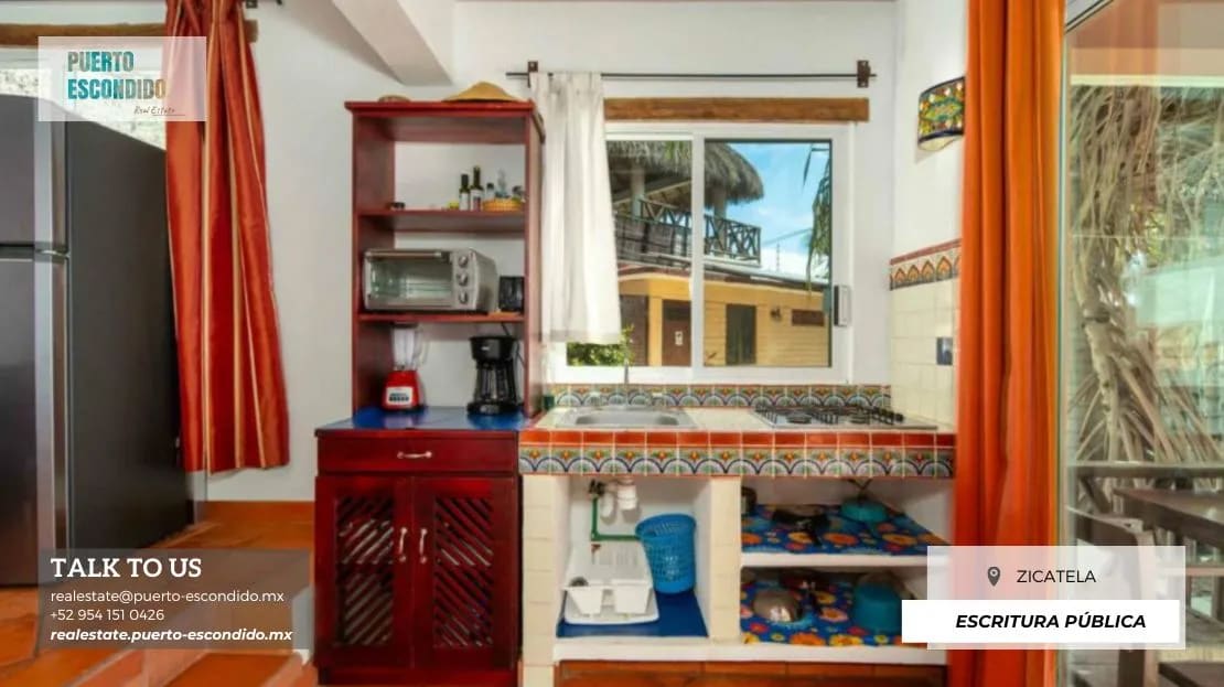 Impresionante casa con vistas al mar en Zicatela - Miniatura 19