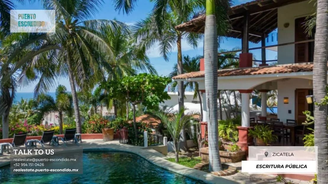 Impresionante casa con vistas al mar en Zicatela - Miniatura 20