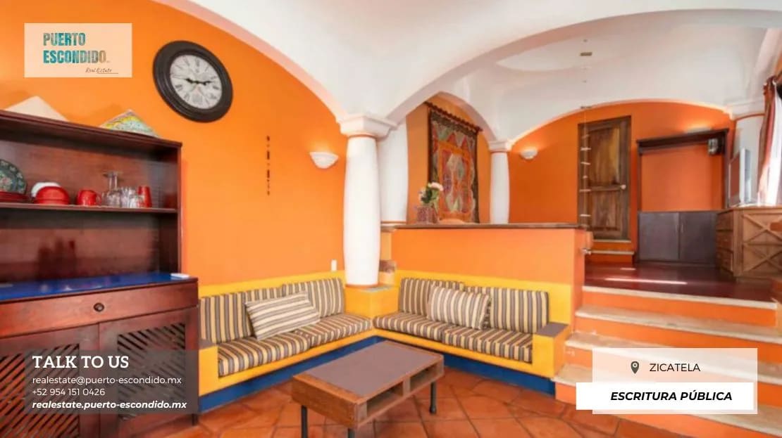 Impresionante casa con vistas al mar en Zicatela - Miniatura 21