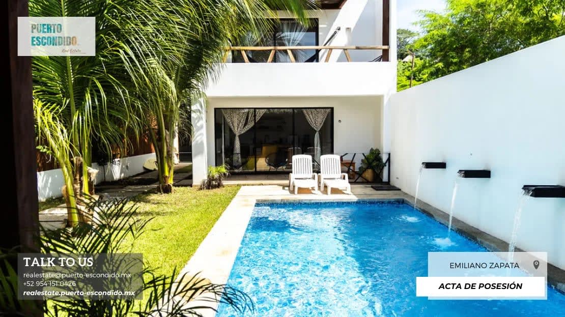 Casa Moderna Cerca de Playa Zicatela - Miniatura 14