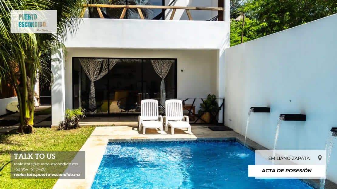 Casa Moderna Cerca de Playa Zicatela - Miniatura 22