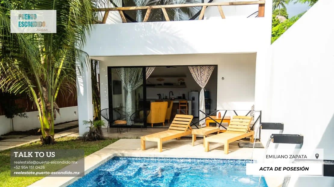Casa Moderna Cerca de Playa Zicatela - Miniatura 25