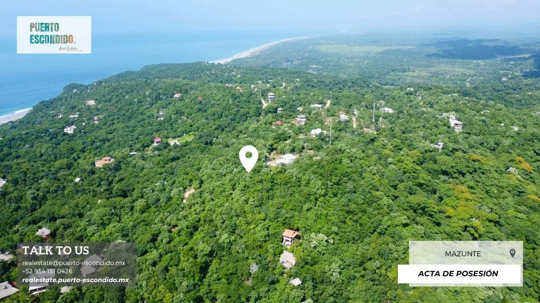 Elevated Ocean-View Lot in Mazunte