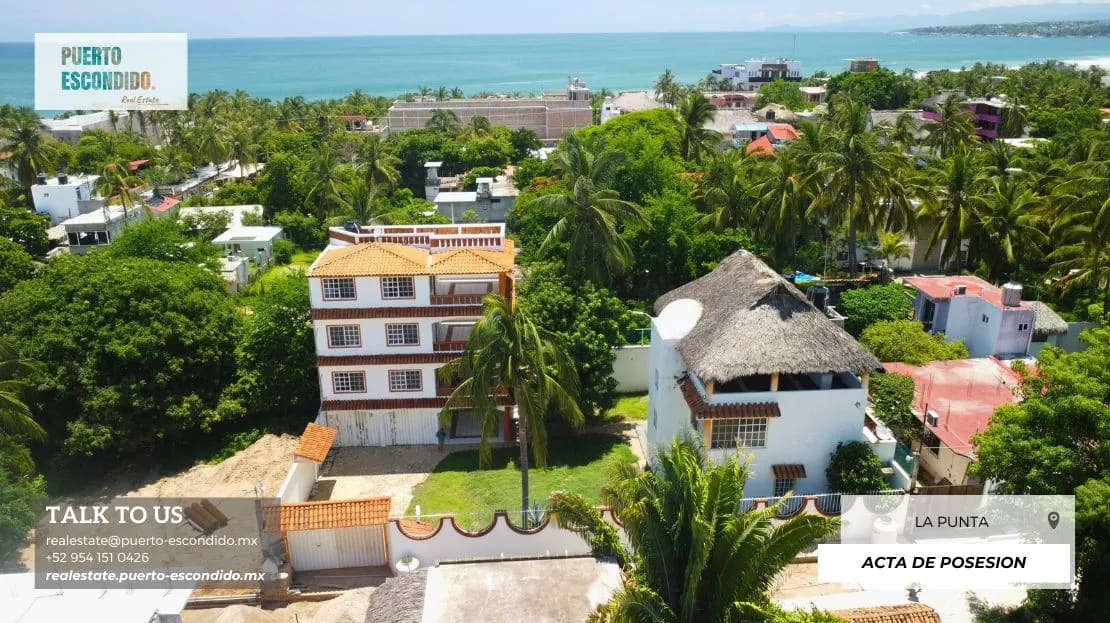 Huge Property in La Punta Zicatela 3 blocks from the beach