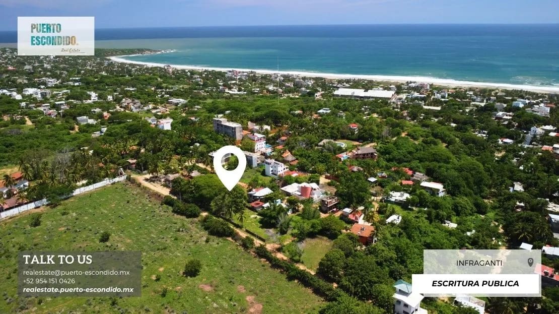 Land with Sea View Near Zicatela Market