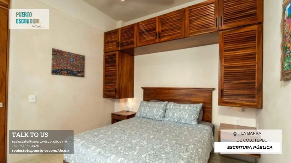 Condominio con vistas al mar en la Barra de Colotepec - Miniatura 9