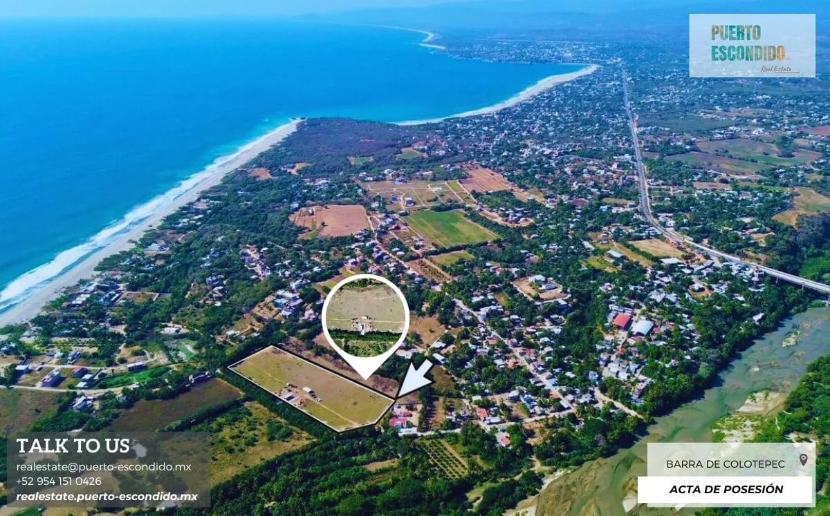 Wonderful Lots in La Barra de Colotepec a Few Meters From the Beach – Sold