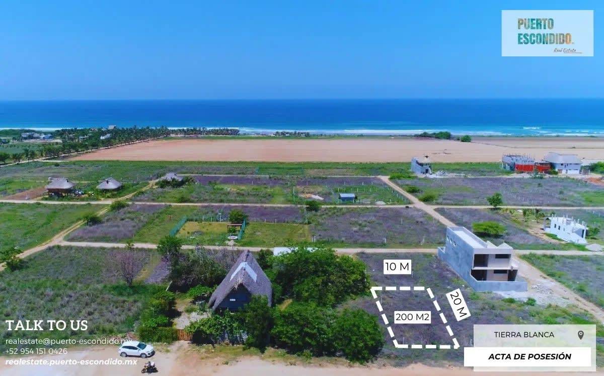 Oceanview lot 200m2 in Tierra Blanca (SOLD)