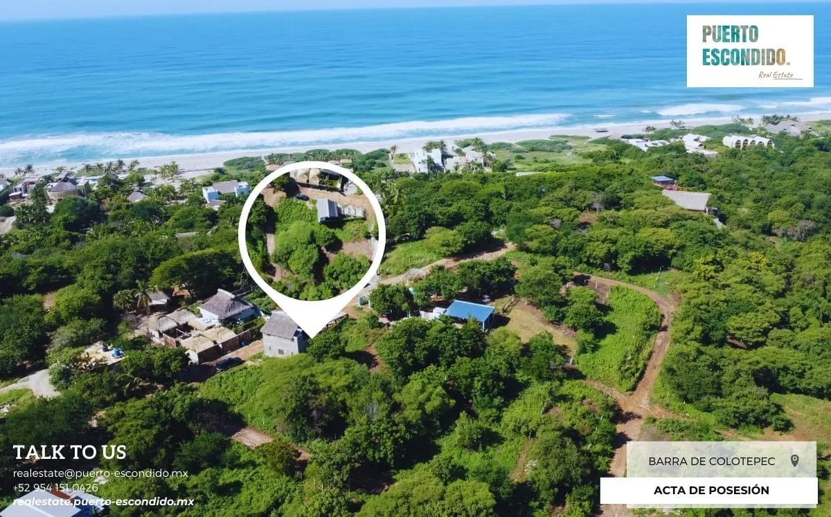 200m2 Lot for Sale in La Barra de Colotepec – Sold