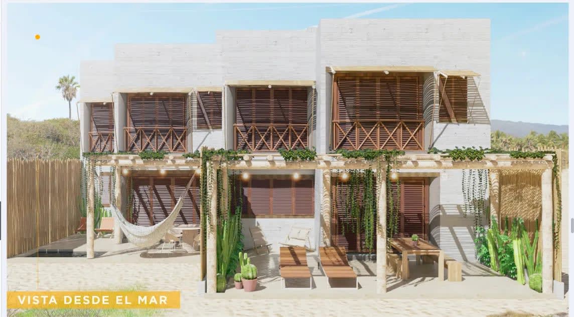 Villa Pie de playa en Preventa en Roca Blanca, Puerto Escondido - Miniatura 9
