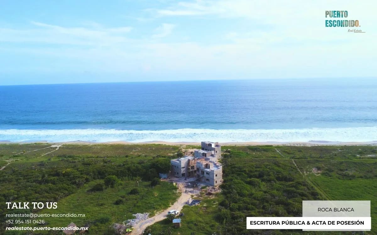 Villa Pie de playa en Preventa en Roca Blanca, Puerto Escondido - Miniatura 10