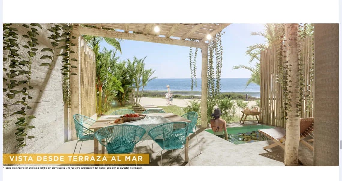 Villa Pie de playa en Preventa en Roca Blanca, Puerto Escondido - Miniatura 16