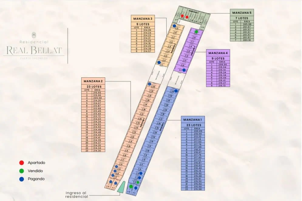 Real Bellat Residencial – Lotes en Palmarito - Miniatura 7