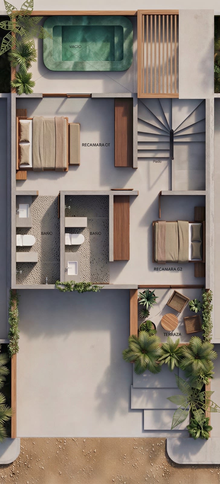 Casa mediterránea de 2 habitaciones a pocos minutos de La Punta - Miniatura 3