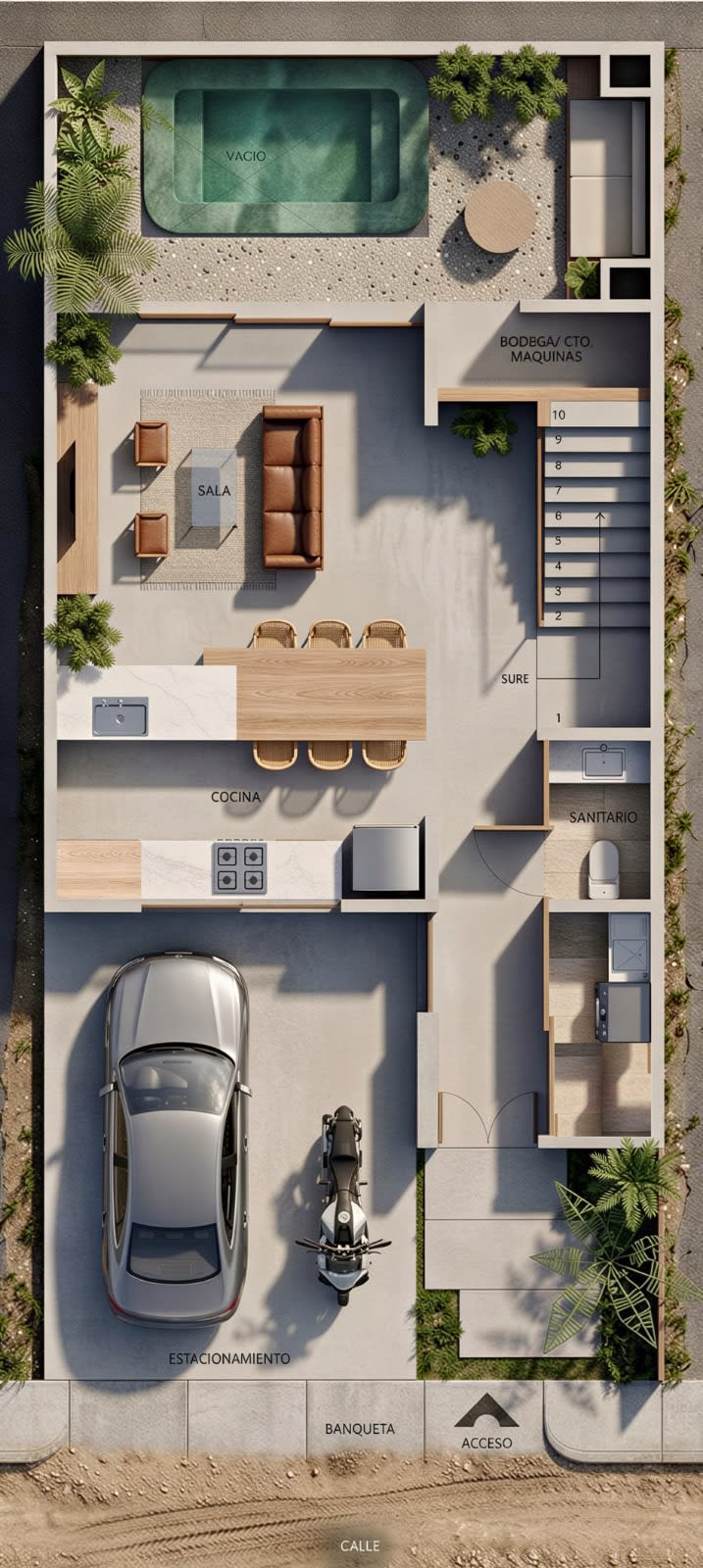 Casa mediterránea de 2 habitaciones a pocos minutos de La Punta - Miniatura 4