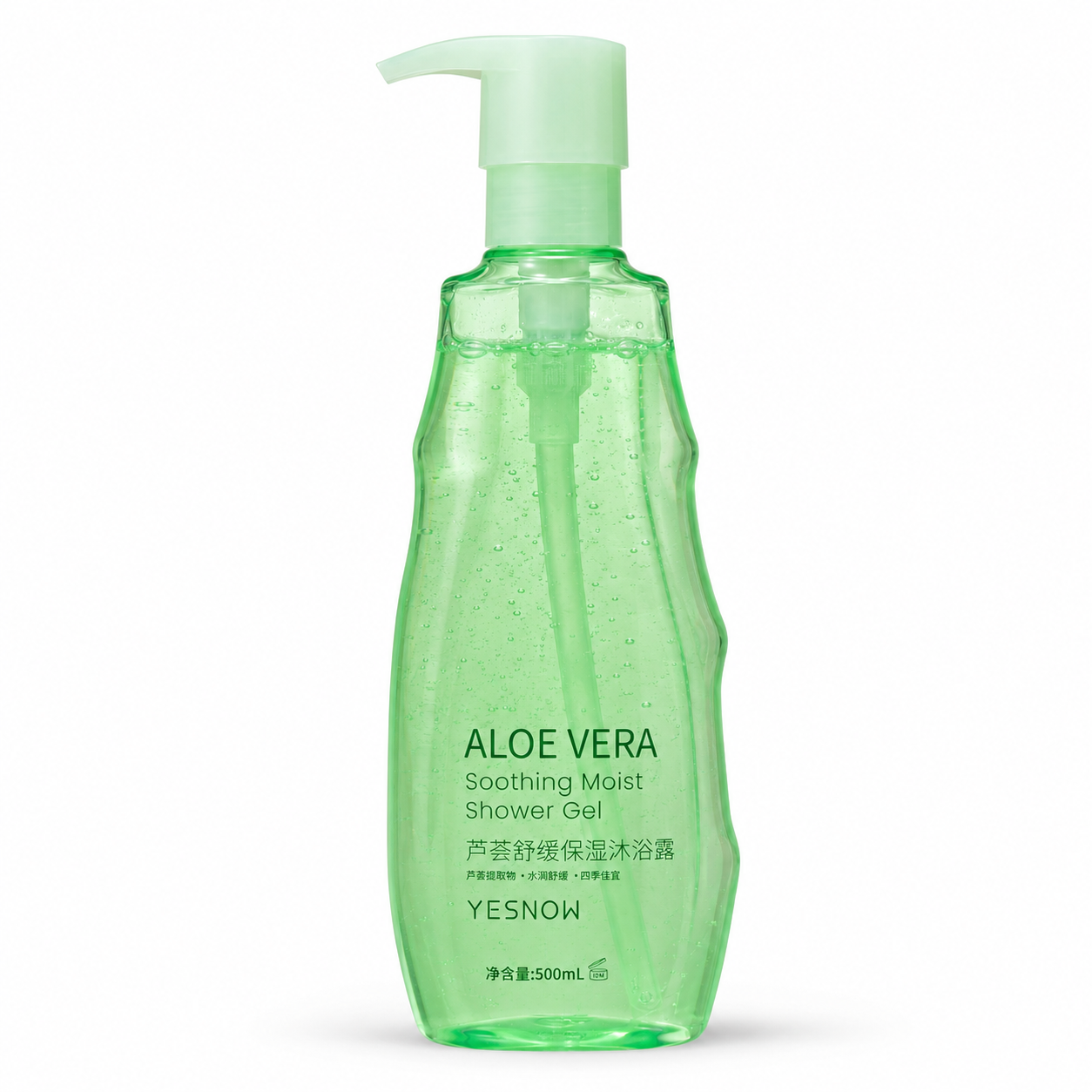 YESNOW Aloe Vera Soothing Moist Shower Gel – Deep Hydration Body Wash (500ml)