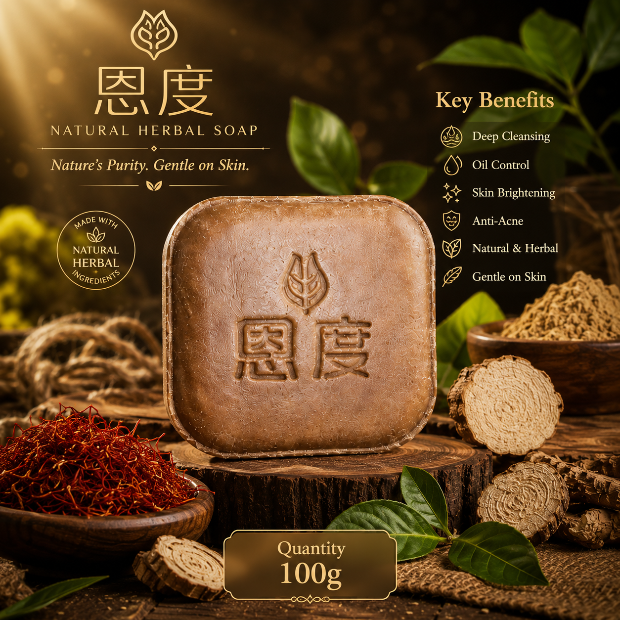 H.NATURAL HERBAL Soap