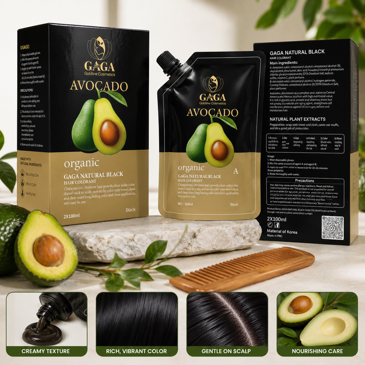 GAGA AVOCADO ORGANIC HAIR COLORANT