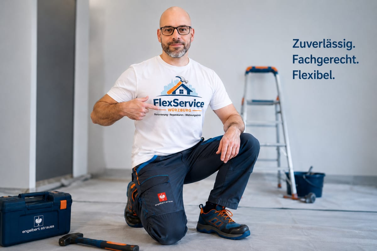 Manuel Riethmann – Inhaber FlexService Würzburg, Handwerker für Renovierung und Montage