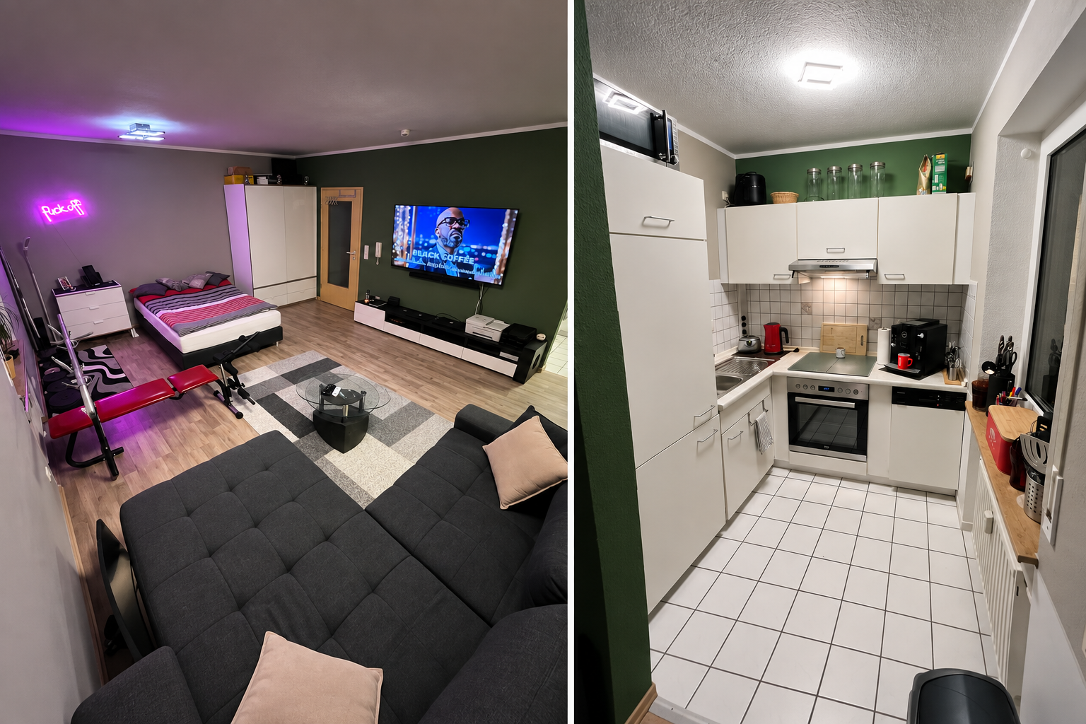 Wohnzimmer Renovierung Würzburg – nachher