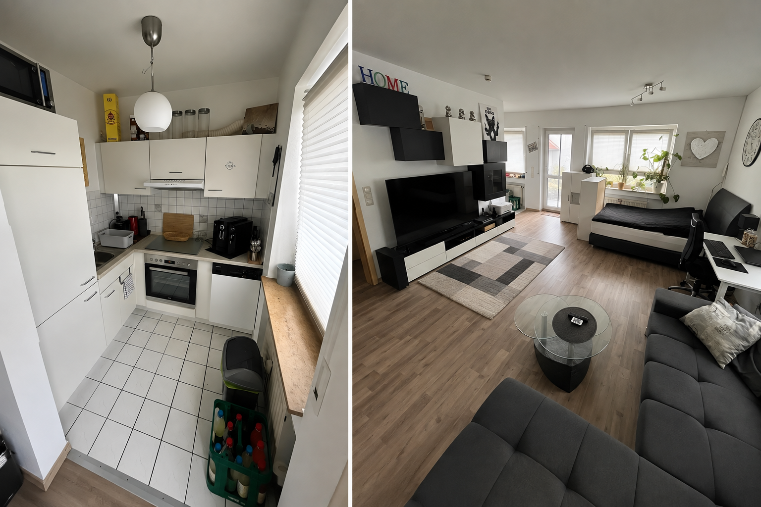 Wohnzimmer Renovierung Würzburg – vorher