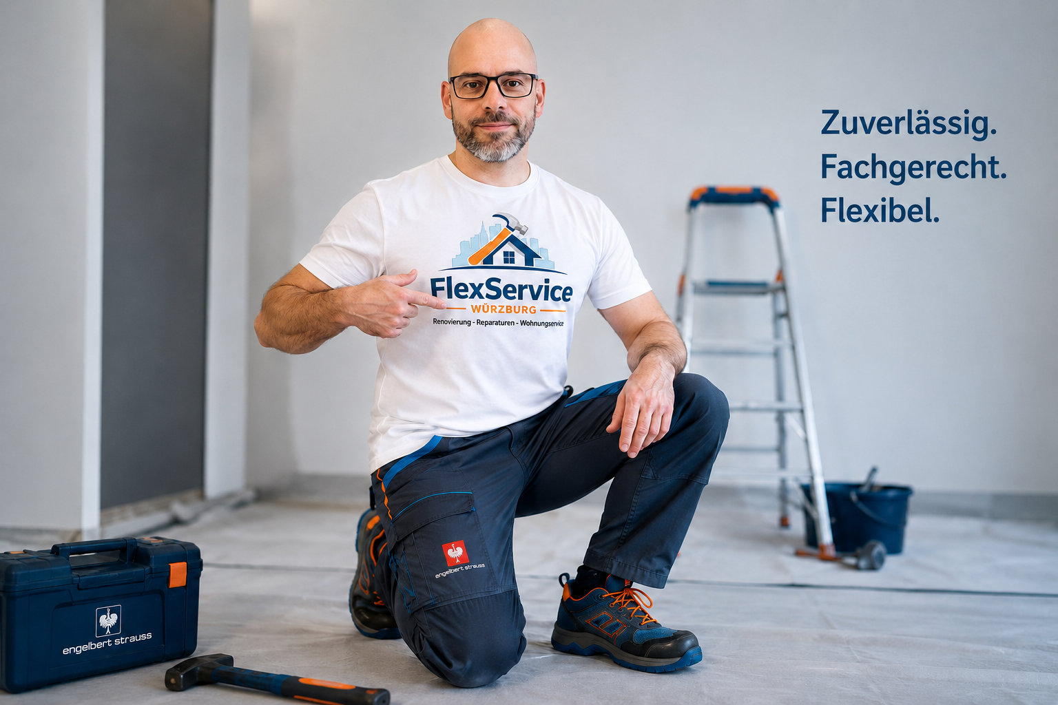 Manuel Riethmann – Inhaber FlexService Würzburg, Handwerker für Renovierung und Montage