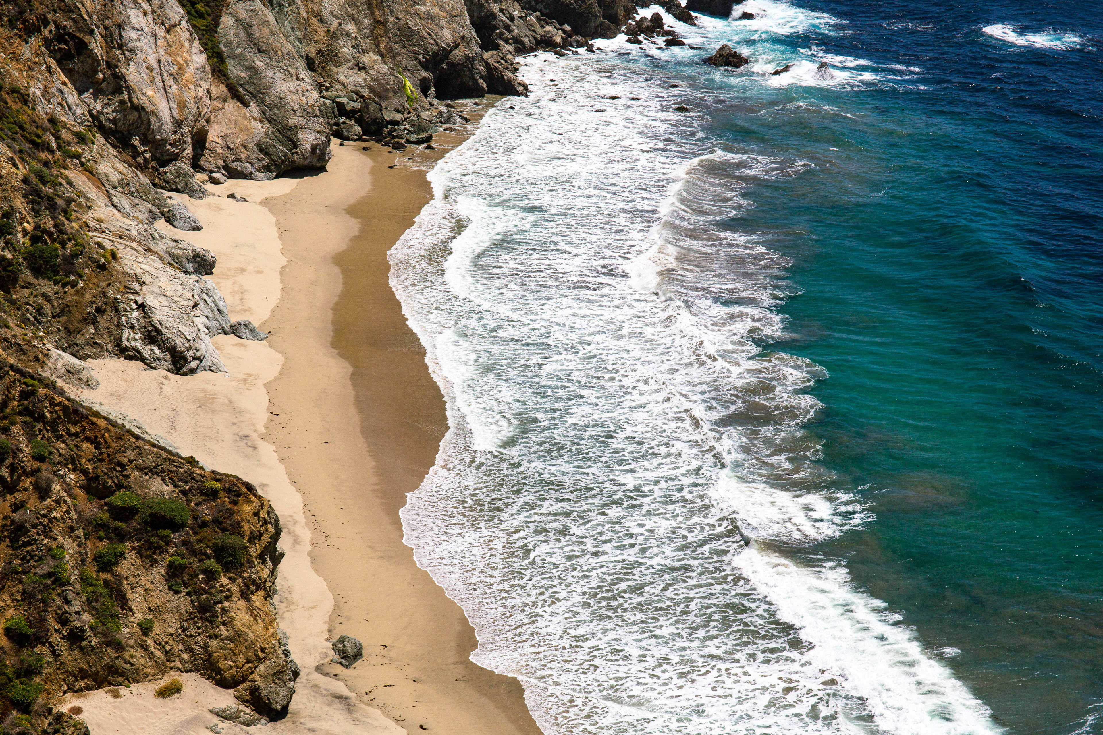 Coast with Turquoise Water