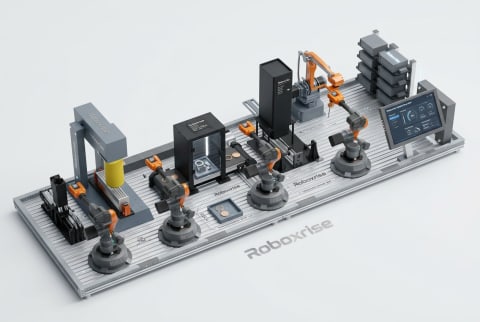 Engraved Souvenirs Manufacturing AI Robotics Line