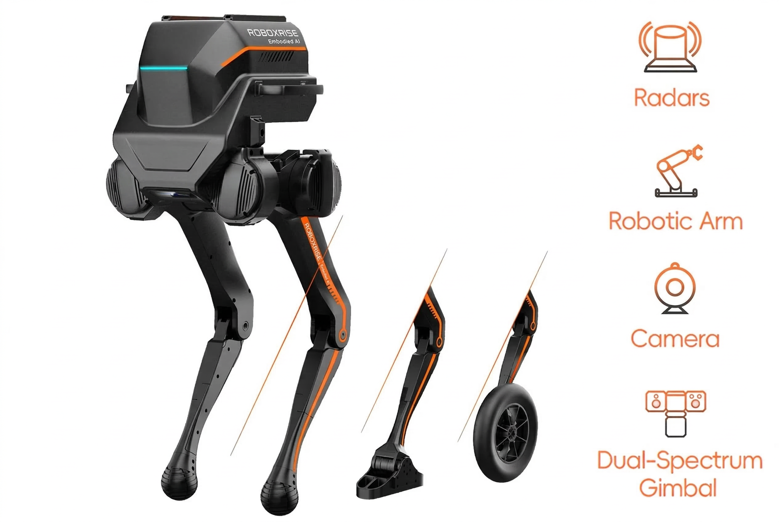 BRAVE Standard Kit – Biped Robot (Sim2Real, Multi-modal RGBD Camera) - Image 3